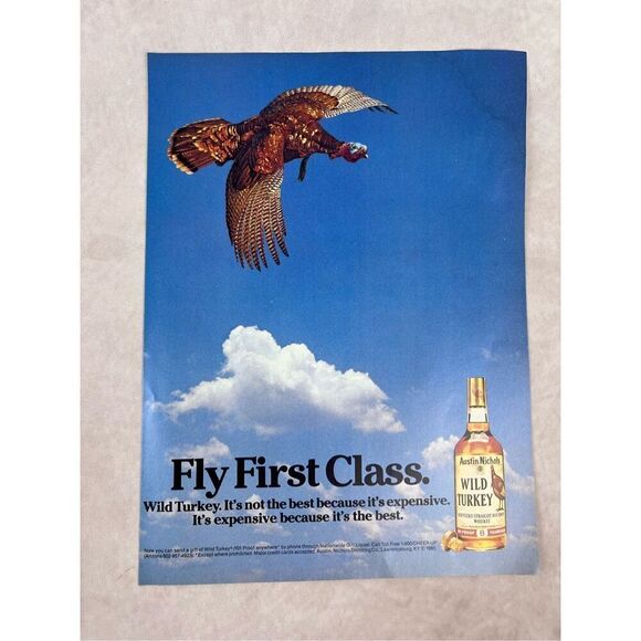 Vintage Jantzen Swimwear and Wild Turkey Double Sided Magazine Ad - Picture 6 of 11